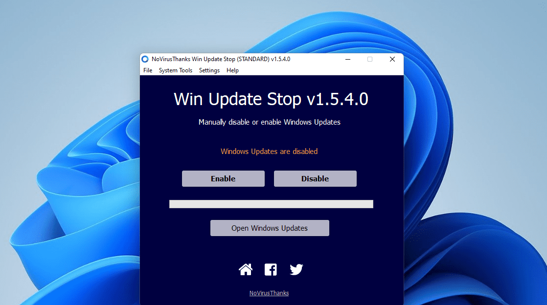 Windows 10 Win Update Stop full